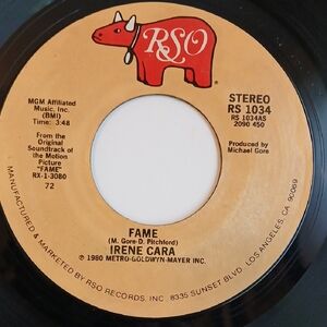 Fame by Irene Cara # RS 1034 45RPM (1980)